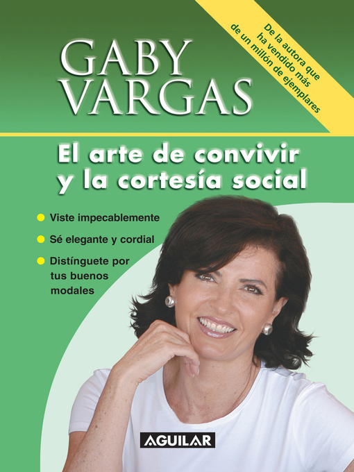 Title details for El arte de convivir y la cortesía social by Gaby Vargas - Wait list